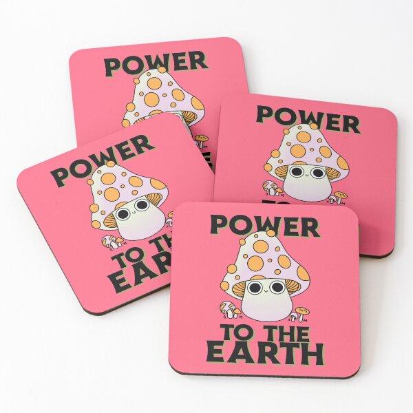 Item preview, Mushroom Hunter Power To The Earth designed and sold by ZTL Digital Creations.