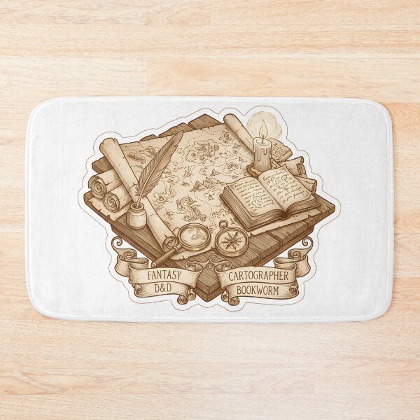 Item preview, Cartographer's Reading designed and sold by Bal Drops.