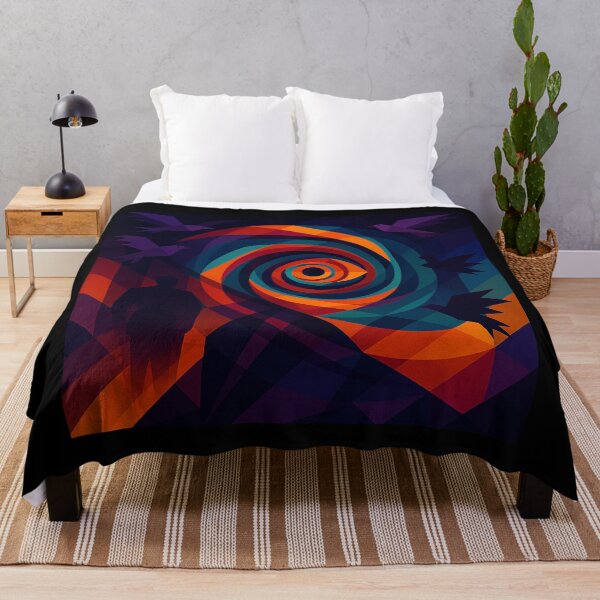 Item preview, EYE OF MAJESTY | Suspence Unique Owlic Cubist Colorful Design | Vertigo Birds Fan Art Cinema Hitchcock Inspired Expression Art designed and sold by Owlic.artwear.