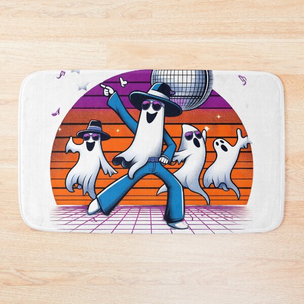Item preview, Funky Disco Ghosts Halloween Dance Party Design. designed and sold by The-T-In-Retro.