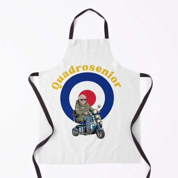 Item preview, Quadrosenior – Funny Mod Mobility Scooter T-Shirt designed and sold by SpaceCowsGoMoon.