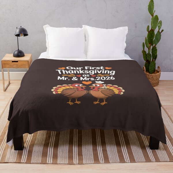 Item preview, First Thanksgiving as Mr. & Mrs. 2026 designed and sold by jkrphoto.