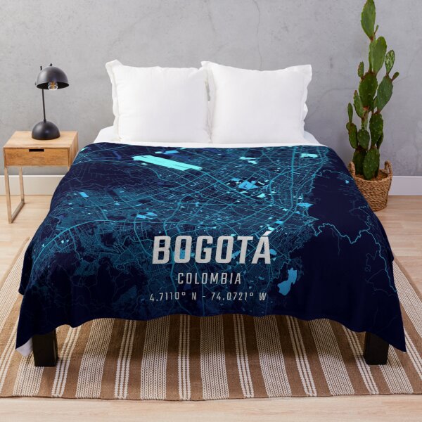 Item preview, Bogotá Midnight City Map designed and sold by HomeLivingCo.