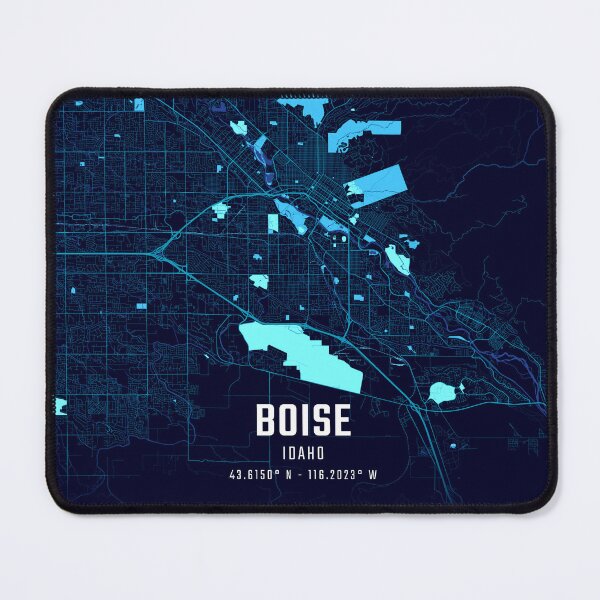 Item preview, Boise Midnight City Map designed and sold by HomeLivingCo.