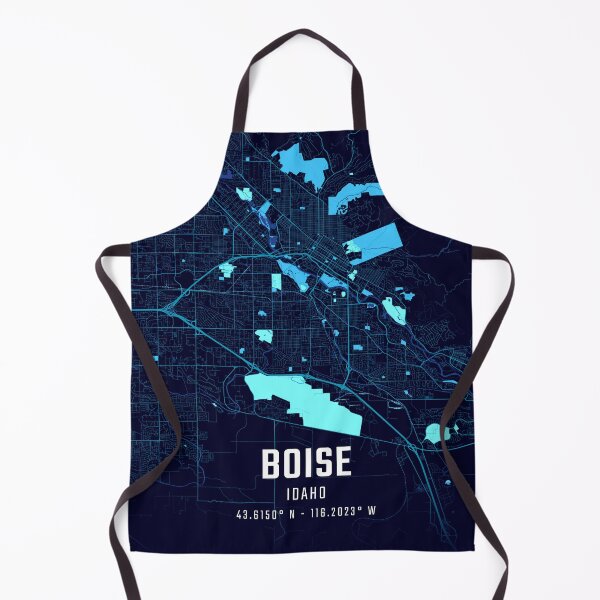 Item preview, Boise Midnight City Map designed and sold by HomeLivingCo.