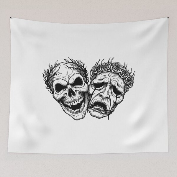 Item preview, Comedy and Tragedy designed and sold by sirglennbo.
