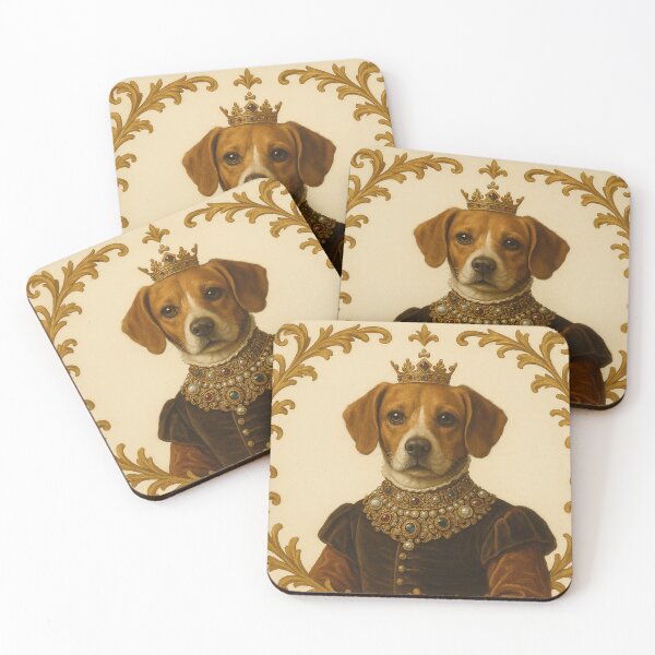 Item preview, Royal Beagle Portrait designed and sold by SassyArtistry.