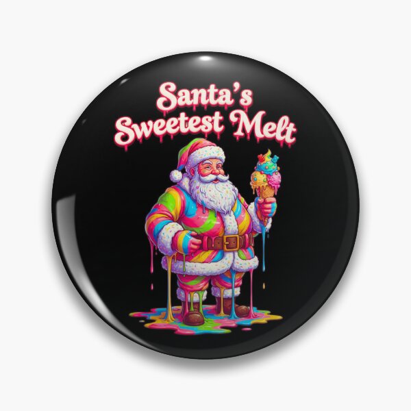 Item preview, Santa’s Sweetest Melt Ice Cream Santa Tee | Surreal Drip Candy Christmas Vibes | Funny Holiday Frost Style designed and sold by 519xdesign.