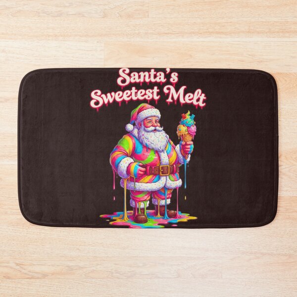 Item preview, Santa’s Sweetest Melt Ice Cream Santa Tee | Surreal Drip Candy Christmas Vibes | Funny Holiday Frost Style designed and sold by 519xdesign.
