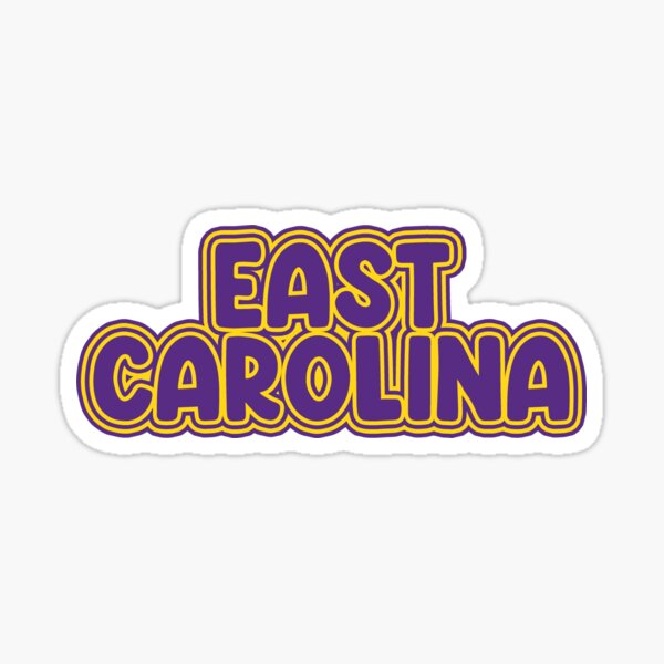 east carolina Sticker