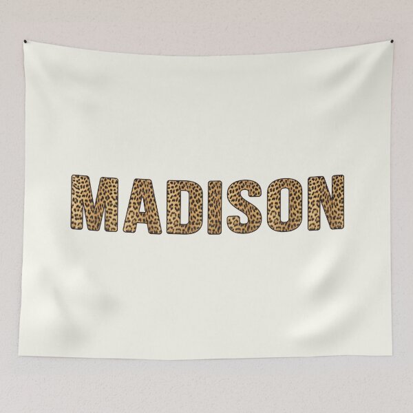 Item preview, Madison Name Leopard Print designed and sold by Jeallan Designs.