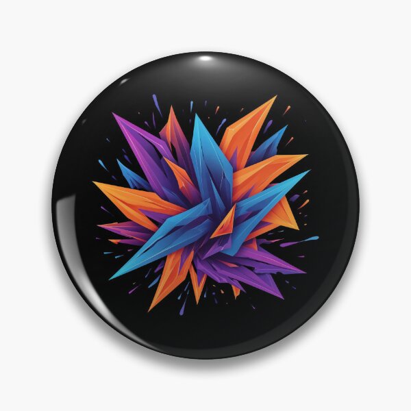 Item preview, Geometric Burst – Abstract Sci-Fi Wall Art designed and sold by StillOdd.