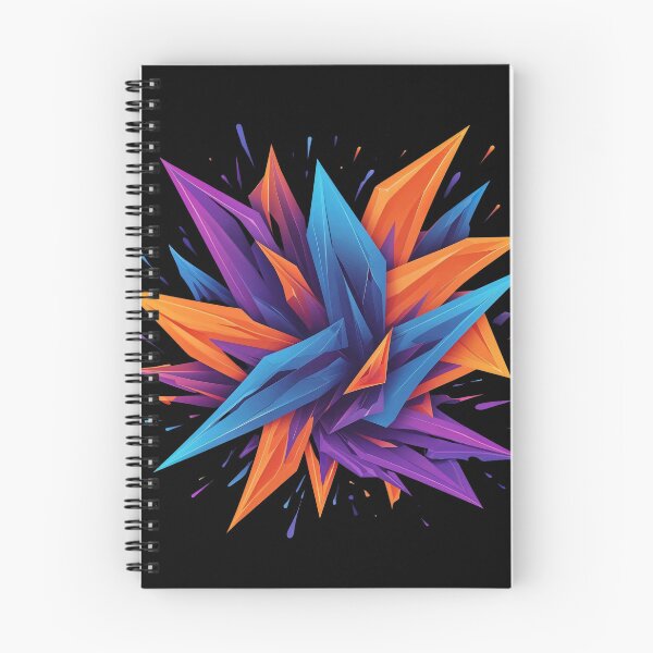 Item preview, Geometric Burst – Abstract Sci-Fi Wall Art designed and sold by StillOdd.