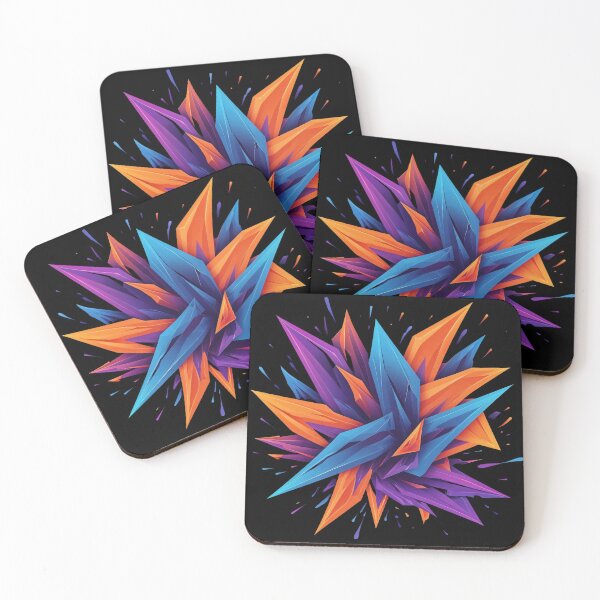 Item preview, Geometric Burst – Abstract Sci-Fi Wall Art designed and sold by StillOdd.