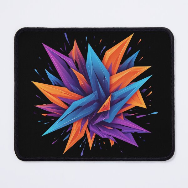 Item preview, Geometric Burst – Abstract Sci-Fi Wall Art designed and sold by StillOdd.