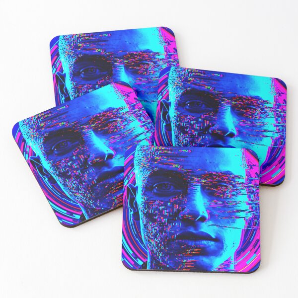 Item preview, Glitched Reality – Vaporwave RGB Portrait in Digital Pixels designed and sold by mag-graphic.