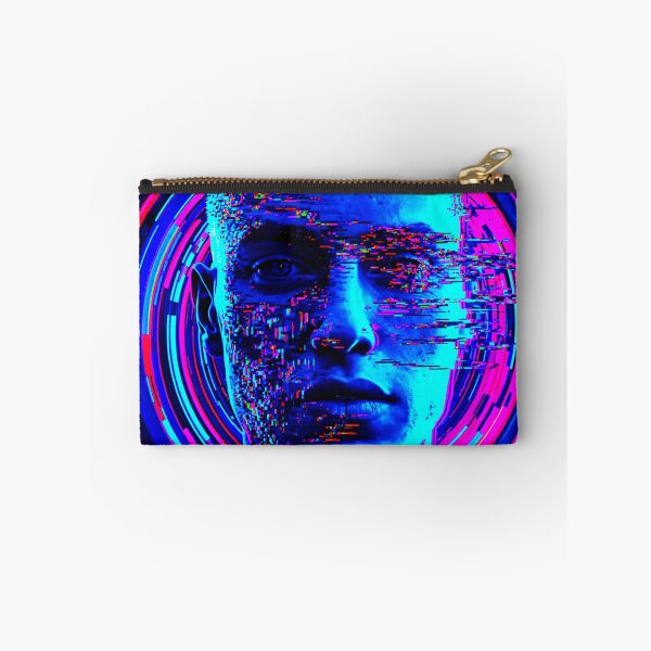 Item preview, Glitched Reality – Vaporwave RGB Portrait in Digital Pixels designed and sold by mag-graphic.