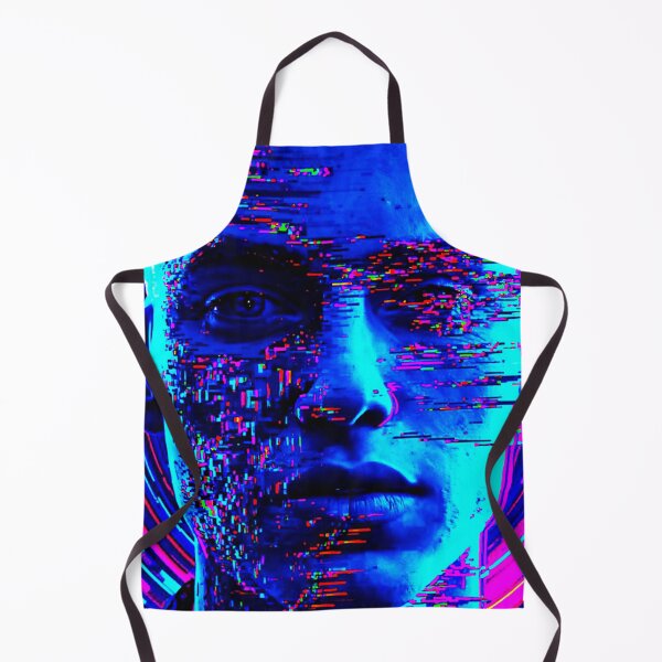 Item preview, Glitched Reality – Vaporwave RGB Portrait in Digital Pixels designed and sold by mag-graphic.