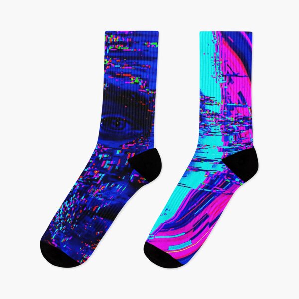 Item preview, Glitched Reality – Vaporwave RGB Portrait in Digital Pixels designed and sold by mag-graphic.