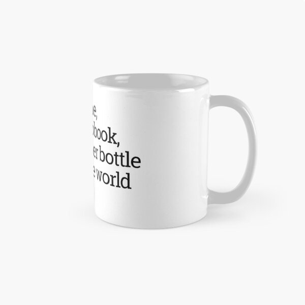 Item preview, It's me, my audiobook, and my water bottle against the world designed and sold by thedragonwolf.