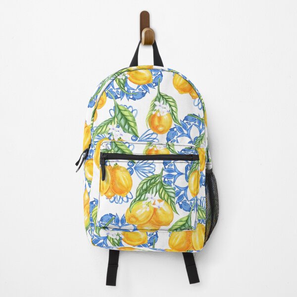 Item preview, Mediterranean lemon and tiles design designed and sold by AgaDesignStudio.