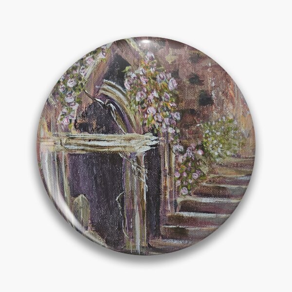 Item preview, Romantic Stairs - warm hues castle ruins designed and sold by JoyfulNiftyArt.
