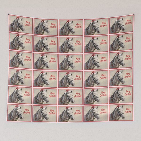 Item preview, Christmas Horse Portrait designed and sold by Tracey Unthank.