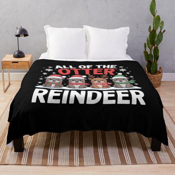 Item preview, All of the Otter Reindeer Cute Otter Christmas Design designed and sold by Gogetgiggles.