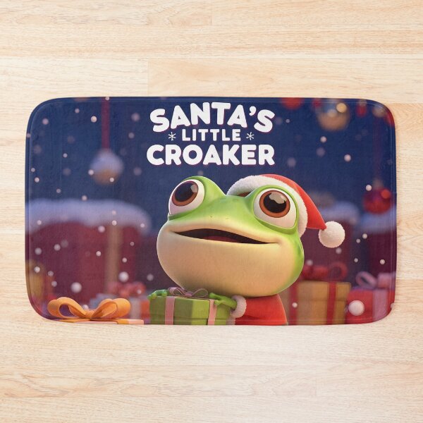 Item preview, Santa's Little Croaker designed and sold by debbiedwarika.