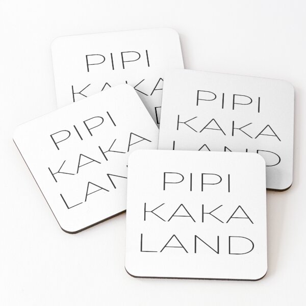 Item preview, Pipi Kaka Land – Affiche Humour Minimaliste & Design WC designed and sold by ArtPrintDeLuxe.