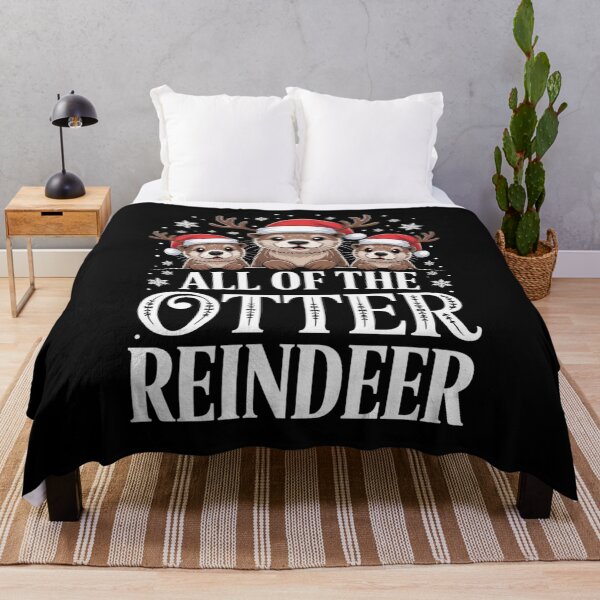 Item preview, All of the Otter Reindeer Cute Otter Christmas Design designed and sold by Gogetgiggles.