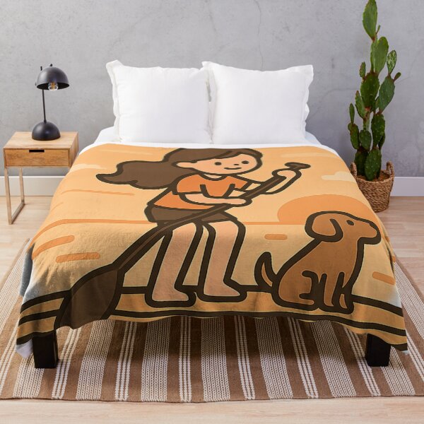 Item preview, Girl and Dog on Stand Up Paddle Board designed and sold by SassyArtistry.