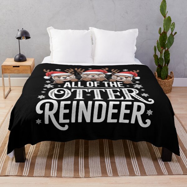 Item preview, All of the Otter Reindeer Cute Otter Christmas Design designed and sold by Gogetgiggles.