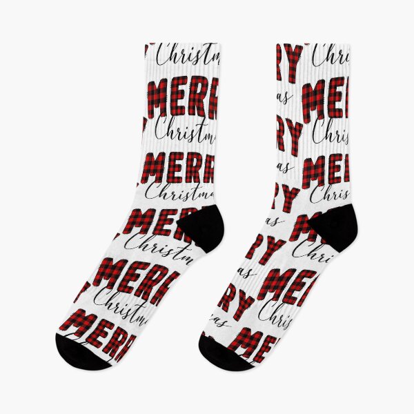 Item preview, Merry Christmas Sweatshirt Buffalo Plaid Shirt Christmas Family Crewneck Cute Winter Holiday Sweater designed and sold by LessIsLoud.