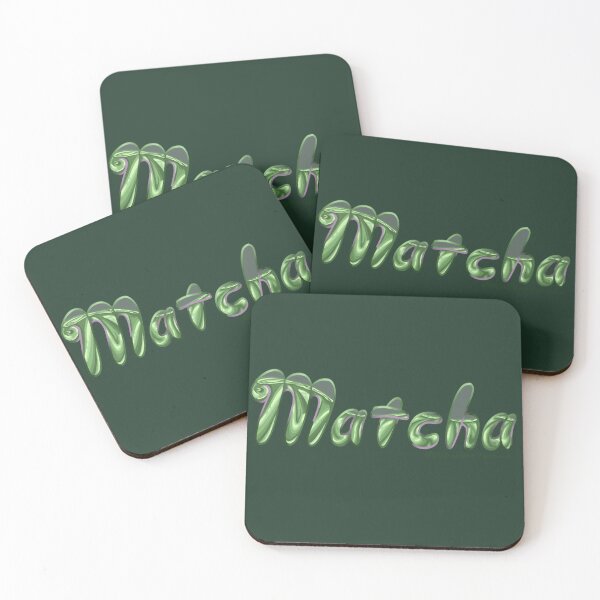 Item preview, Matcha Word Aesthetic Green Tea Design designed and sold by KrystalBStudios.