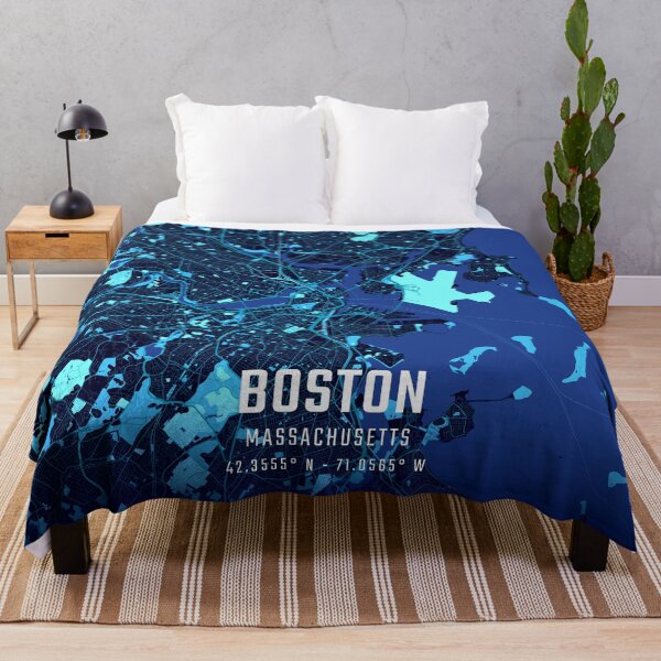 Item preview, Boston Midnight City Map designed and sold by HomeLivingCo.