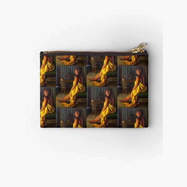 Item preview, Fireside Figure  Oil Painting by Avril Thomas Adelaide Artist designed and sold by AvrilThomasart.