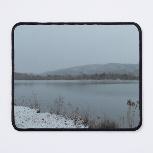 Item preview, Snowy Lake and Hills designed and sold by RollingLoaded.