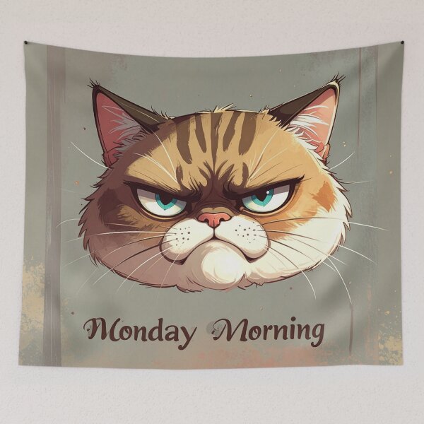 Item preview, Tabby Grumpy Cat: Monday’s Public Enemy #1 designed and sold by YAM716.
