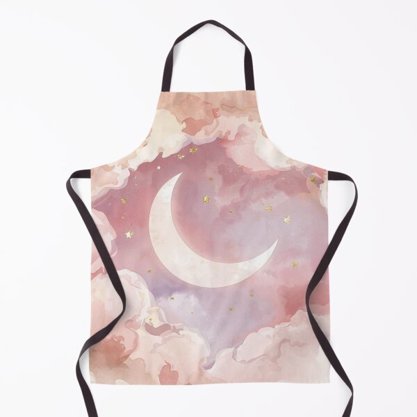 Item preview, Pink Cloud & Moon Watercolor – QR Lullaby Playlist (30 Soothing Songs) designed and sold by Esterlane.