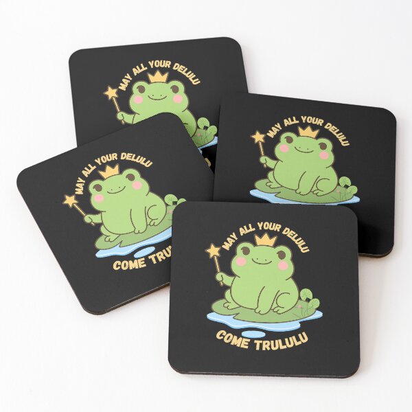 Item preview, May All your delulu come trululu -Frog Meme  designed and sold by Artistusha.