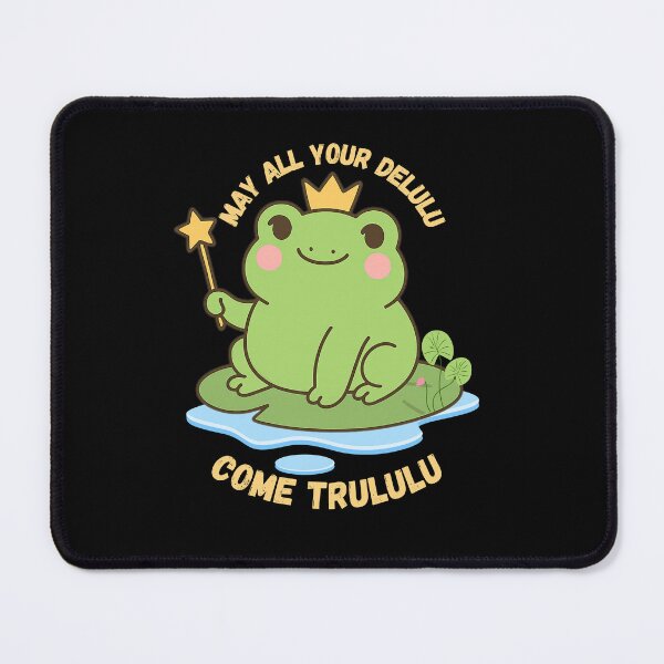 Item preview, May All your delulu come trululu -Frog Meme  designed and sold by Artistusha.