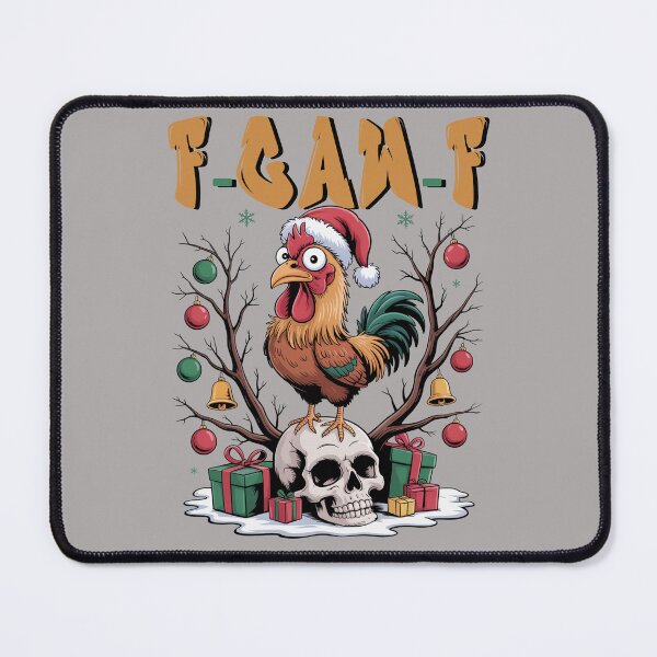 Item preview, Merry F-Caw-F Chicken Christmas Essential T-shirt designed and sold by PrintMod.