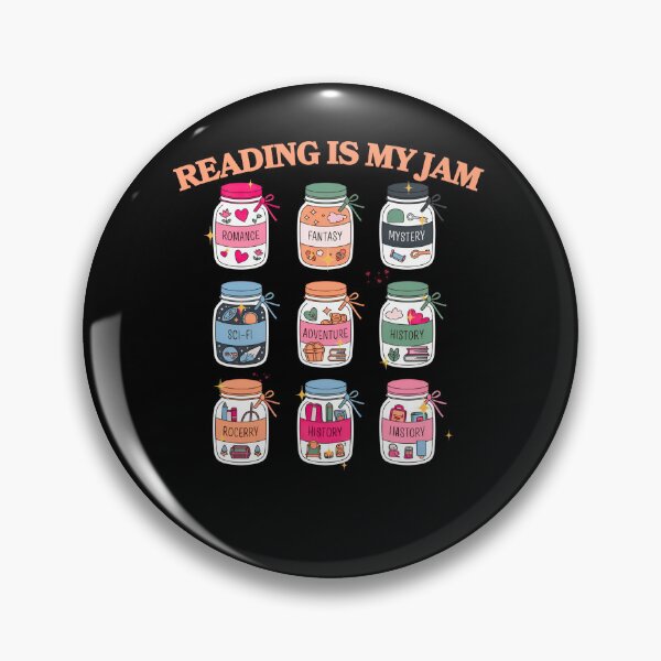 Item preview, Reading is My Jam designed and sold by wesdesignshop.