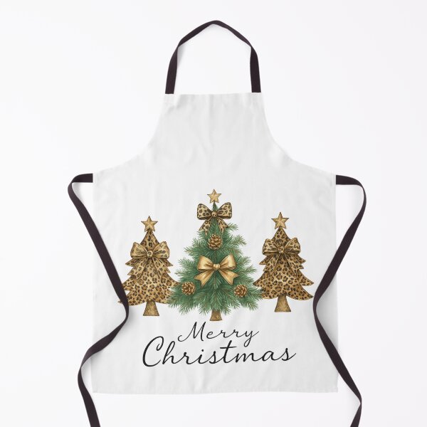 Item preview, Leopard Print Christmas Tree Design | Glam Merry Christmas Aesthetic designed and sold by MarketMavenGift.