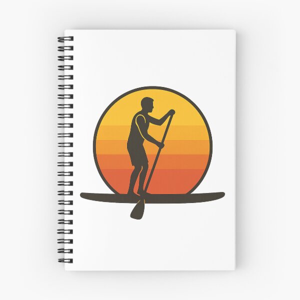Item preview, Man Paddle Boarding at Sunset Silhouette designed and sold by SassyArtistry.