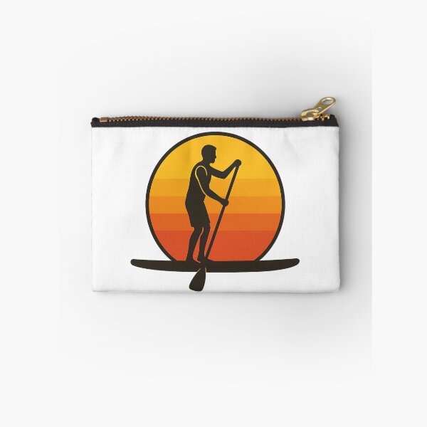 Item preview, Man Paddle Boarding at Sunset Silhouette designed and sold by SassyArtistry.