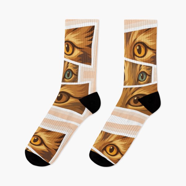 Item preview, Cat Eyes Trio Vector Art designed and sold by MeowTouch Art.
