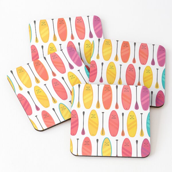Item preview, Colorful Paddle Boards Seamless Pattern designed and sold by SassyArtistry.