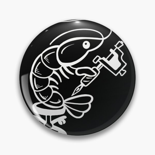 Item preview, Tattoo shrimp negative designed and sold by CasperArtShop.